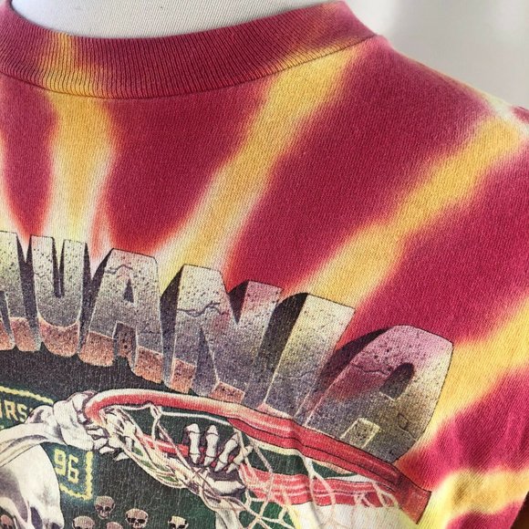 Vintage 1992 The Grateful Dead Lithuania T Shirt XL Tie Dye Basketball Olympic - Picture 6 of 13
